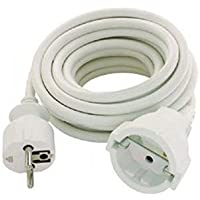 Silver Electronics 9212 Alargador eléctrico- Blanco- 2 Metros
